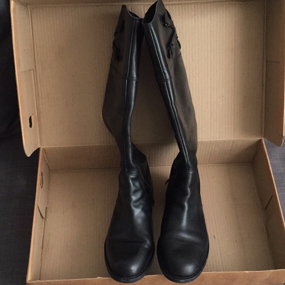 Vince Camuto mid-calf riding boots